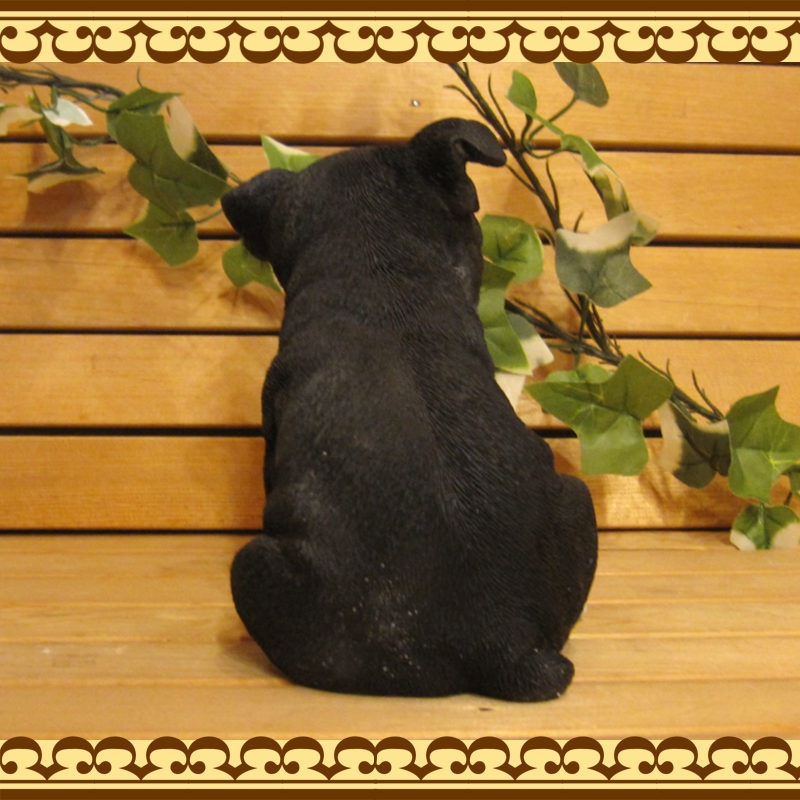 ◇お部屋のインテリアにお庭のオーナメントとしても♪ リアルな犬の