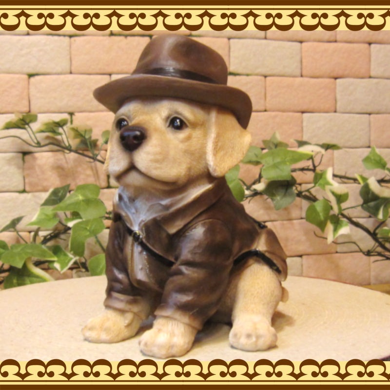 サンディキャスト　ラブラドールレトリバー　犬　置物　オブジェ　リアルドッグ サンディキャスト ラブラドールレトリバー 犬 置物 オブジェ