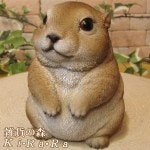 マーモットの置物 可愛い アニマル貯金箱 ぷっくり ラットバンク ネズミのオブジェ インテリア