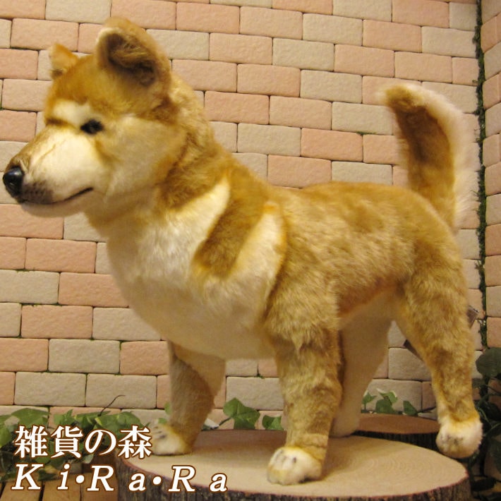 柴 ビッグサイズ ドッグオブジェ 大きくてリアルな柴犬のぬいぐるみ