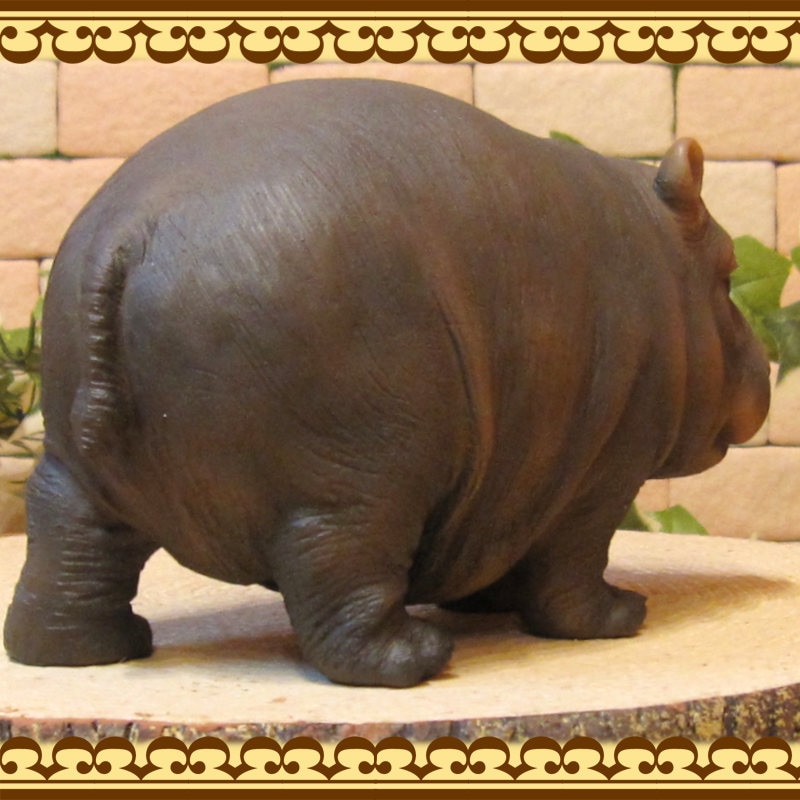 カバ　オブジェ　置物 Amazon.co.jp: かばの置物 6441HT 動物 置物 玄関