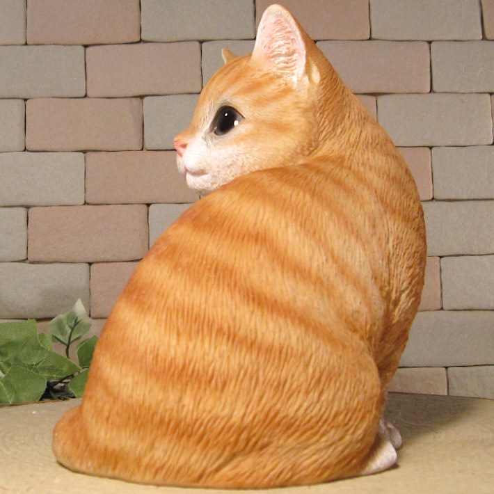 新品 未使用 猫 ネコ ねこ 置物 LxRx9 猫 置物 リアル ねこ ネコ キャット リアルな猫の置物