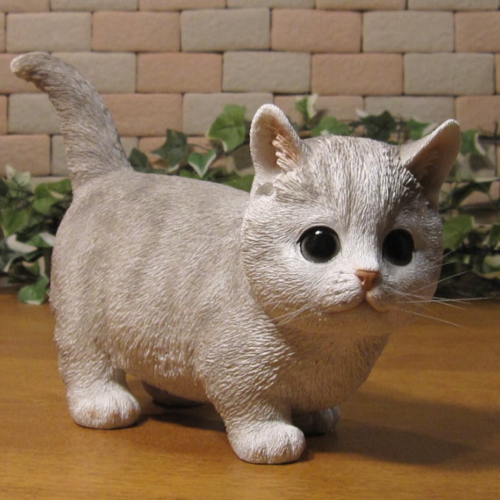 猫の置き物 楽天市場】猫 置物 リアル フレンドキャット 仔ねこ2体セット