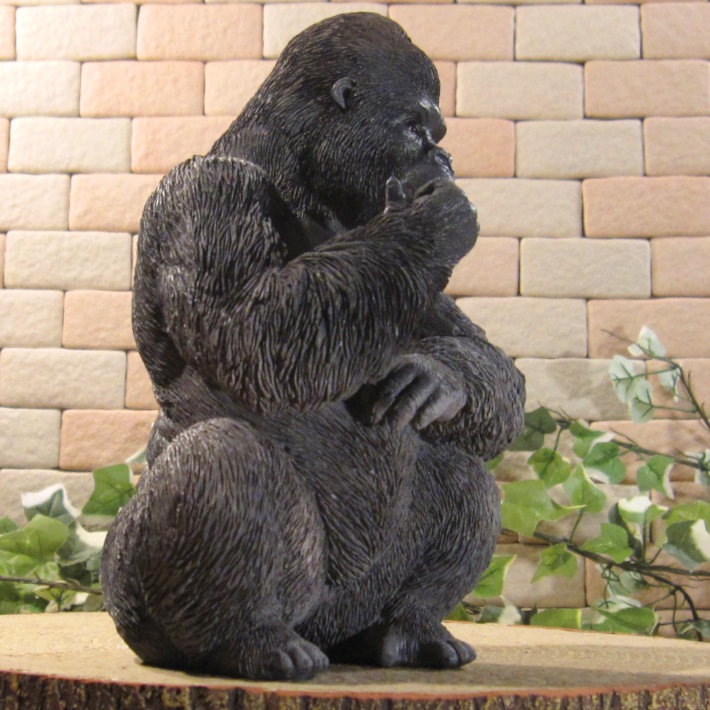 リアルな動物の置物 ゴリラ グッジョブ！ インテリア オブジェ 店舗