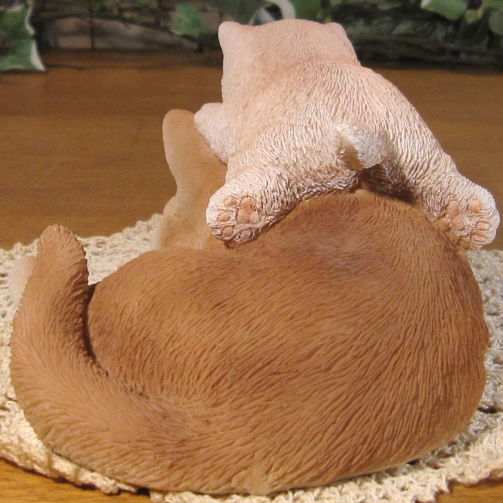 犬 猫 置物 リアル フレンド・キャット＆ドッグ いぬ ネコ 動物