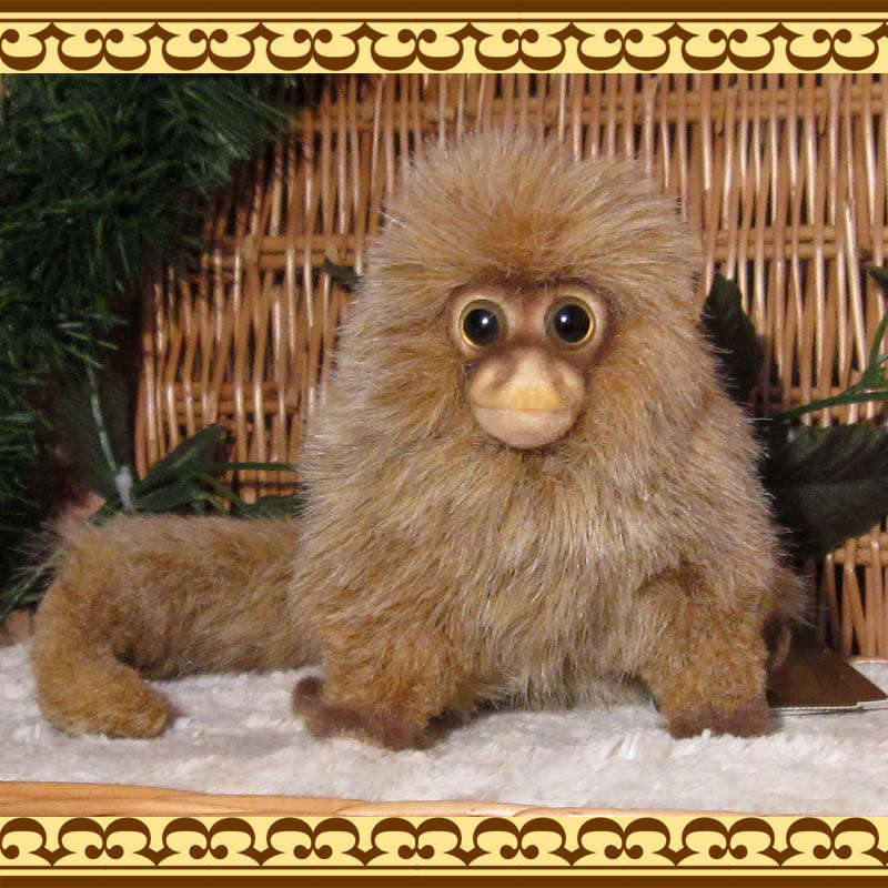 ピグミーマーモセット リアルなサルのぬいぐるみ | かわいい動物グッズ