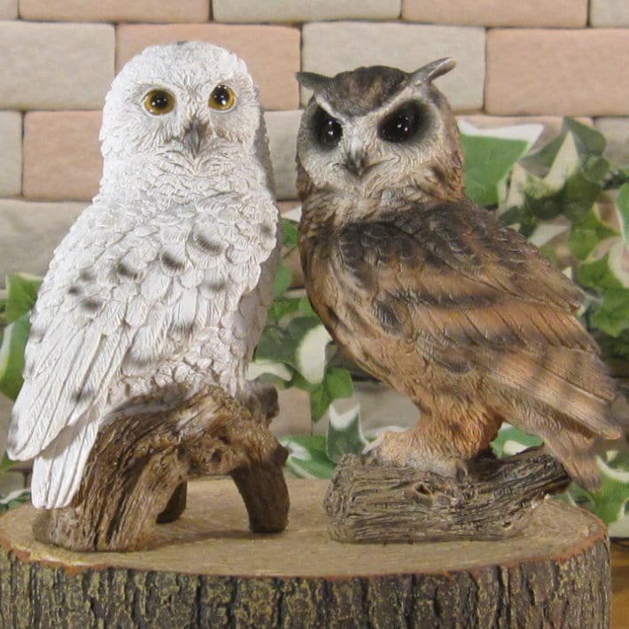 ふくろう★置き物 楽天市場】高さ33cm ふくろう オブジェ ガーデンオーナメント