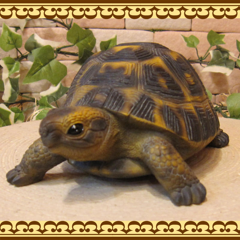 オブジェ 置き物 かめ インテリア カメ ミニチュア ラッキータートル 可愛い 木製 価格 かめ