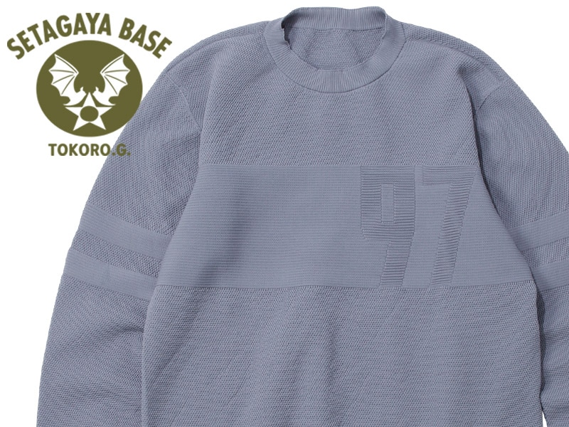 世田谷ベース ホールガーメント・ロングTシャツ / グレー