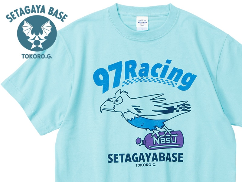 97Racing キャラVer. Tシャツ ミントグリーン / 世田谷ベース | [NEW