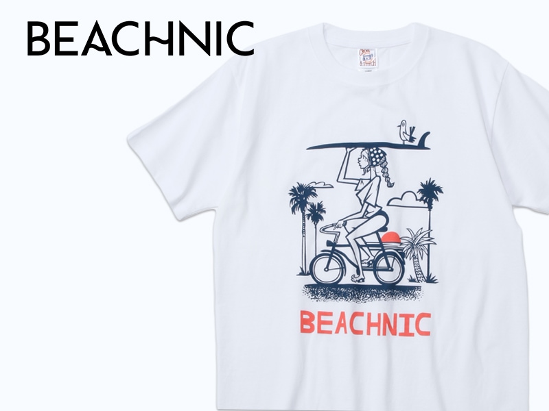 BEACHNIC オリジナルTシャツ ホワイト | Blue.Magazine | 世田谷ベース