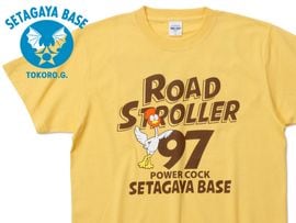 ロードストローラー&97 Tシャツ イエロー / 世田谷ベース | [NEW/新