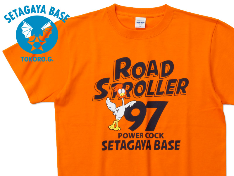 ロードストローラー&97 Tシャツ オレンジ / 世田谷ベース | [NEW/新