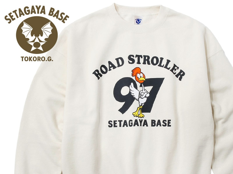 【完売品】世田谷ベース　正式装備品　ロードストローラー　両Vスウェット　XL ロード・ストローラー 97 スウェットシャツ / オフホワイト | [NEW/新