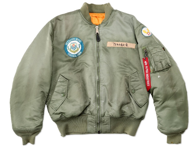 ALPHA INDUSTRIES �� SETAGAYA BASE ŷ���������ù� �������� MA-1
