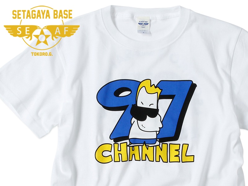 97CHANNEL トコちゃんTシャツ　ホワイト / 世田谷ベース-世田谷ベース ホビダス・マーケット