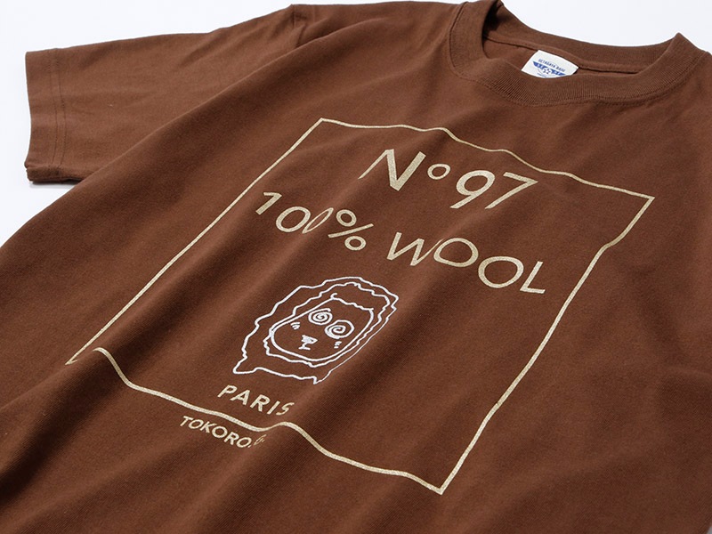 100%WOOL de mode T ֥饦 / ë١