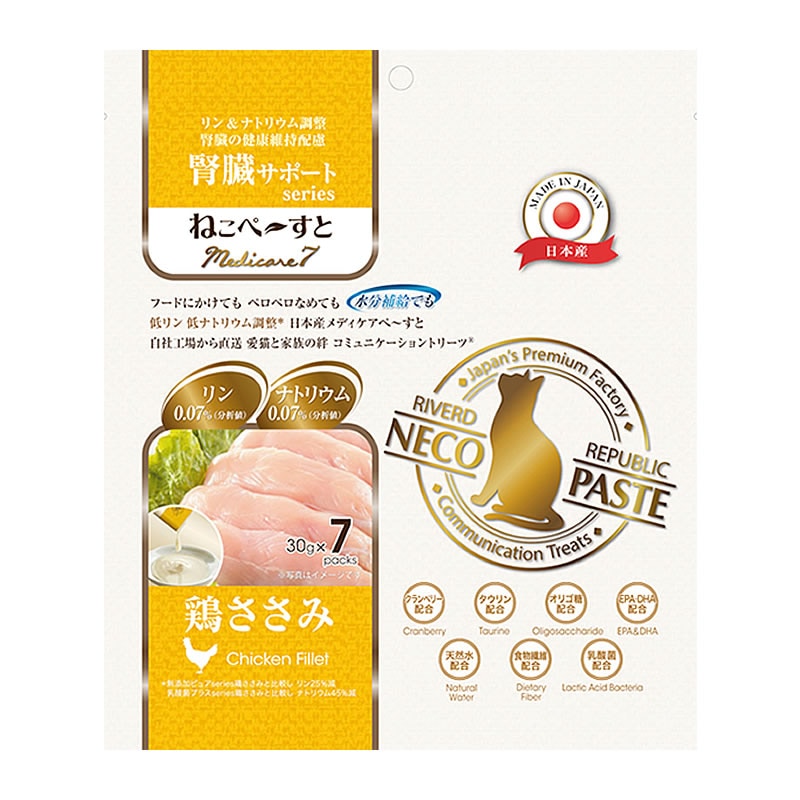 ねこぺ～すと 腎臓サポート 鶏ささみ 7本 | おやつ,ピューレ