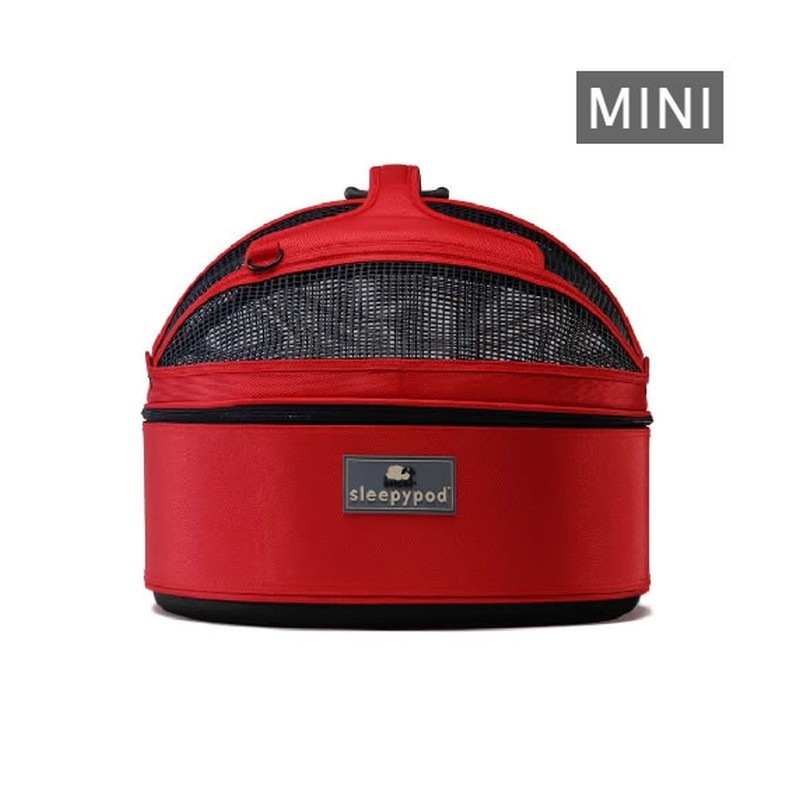 SLEEPYPOD MINI スリーピーポッド ミニ ダークチョコレート ペットキャリーバッグ ベッドとキャリーが一体 中古良好品 ＼ペット割で最大P7／ sleepypod スリーピーポッド ミニ