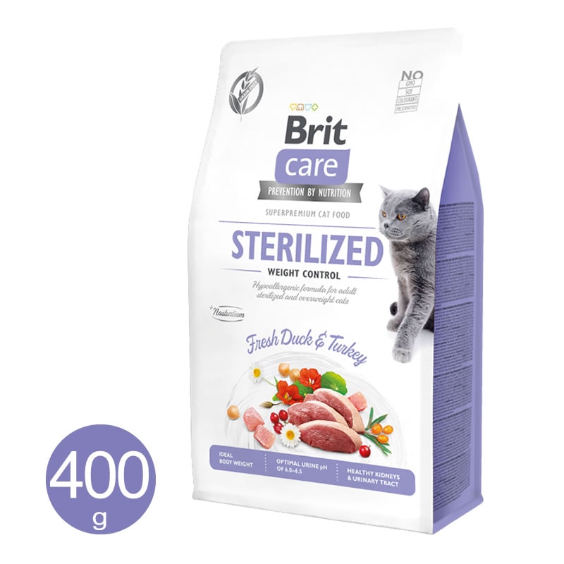 ブリットケア キャット グレインフリー ウェイトコントロール 400g