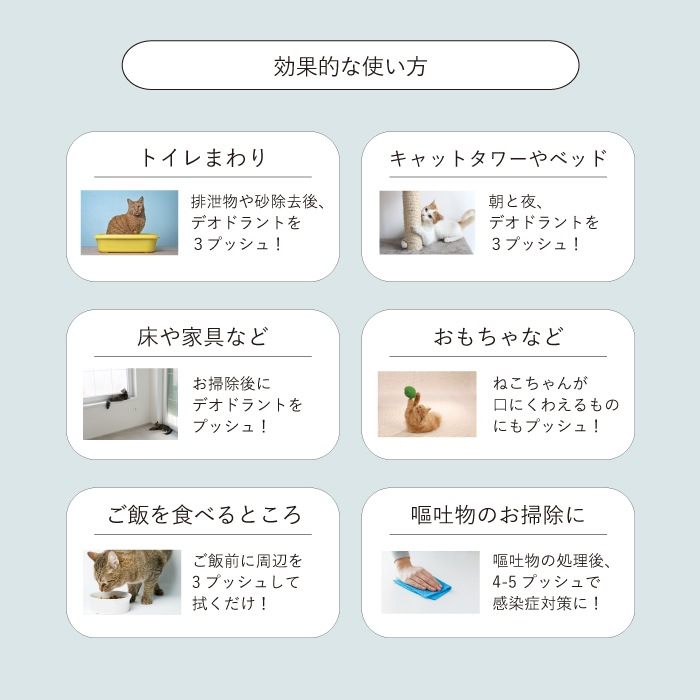 ねこいちゃ デオドラントスプレー