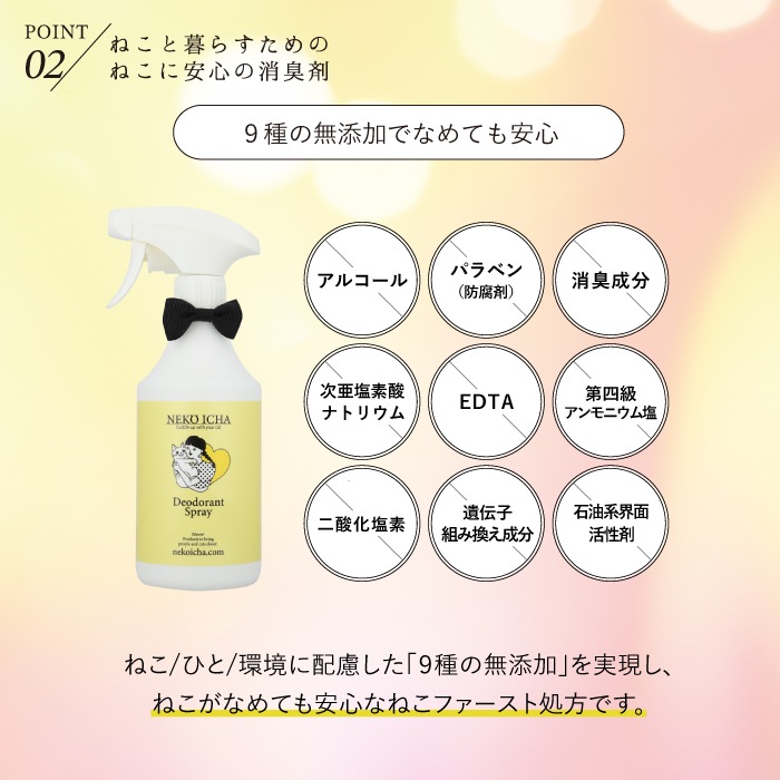 ねこいちゃ デオドラントスプレー