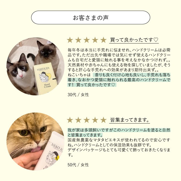 ねこいちゃ ハンドクリーム