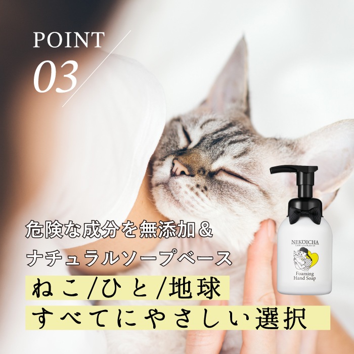 ねこいちゃ 泡ハンドソープ