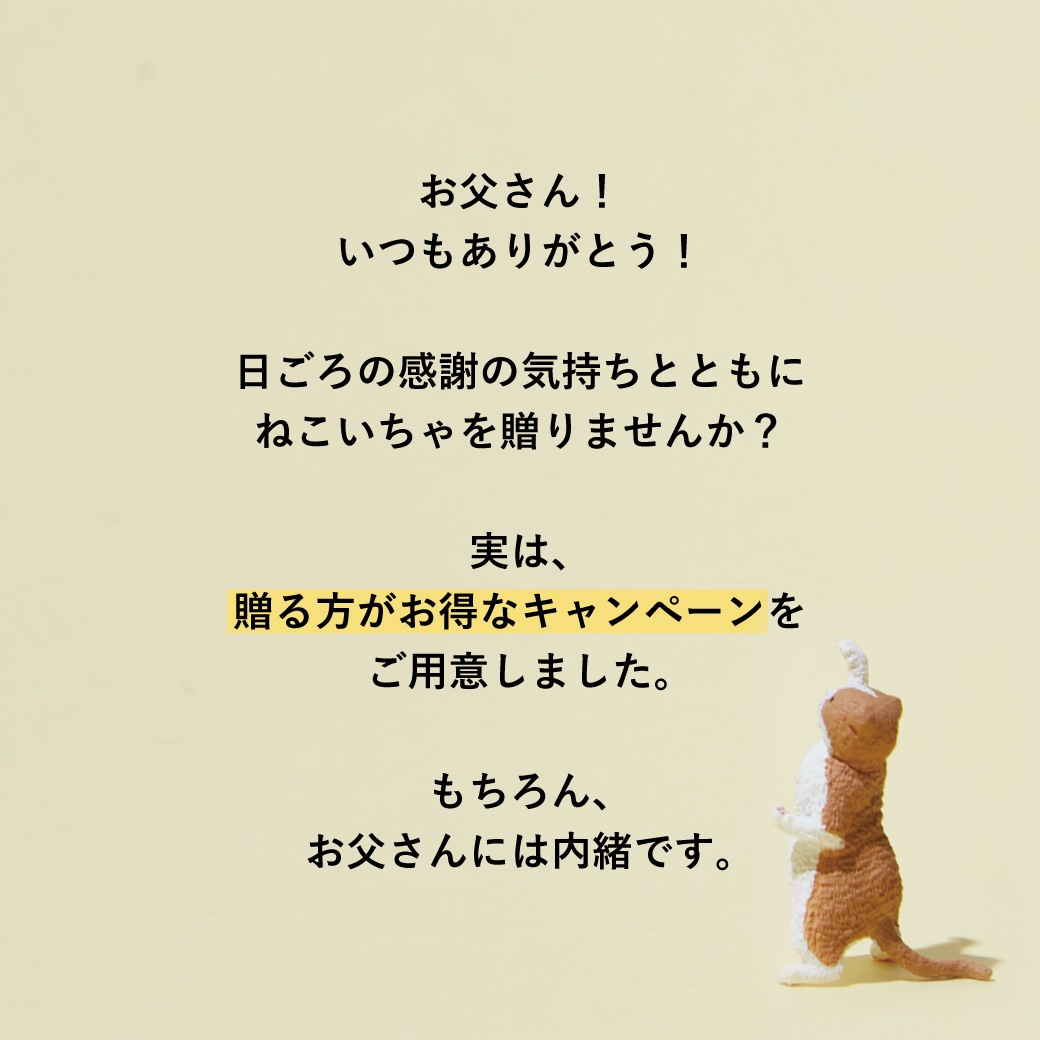 父の日ギフトセットB（贈る方にも特典つき♡）〈期間限定〉