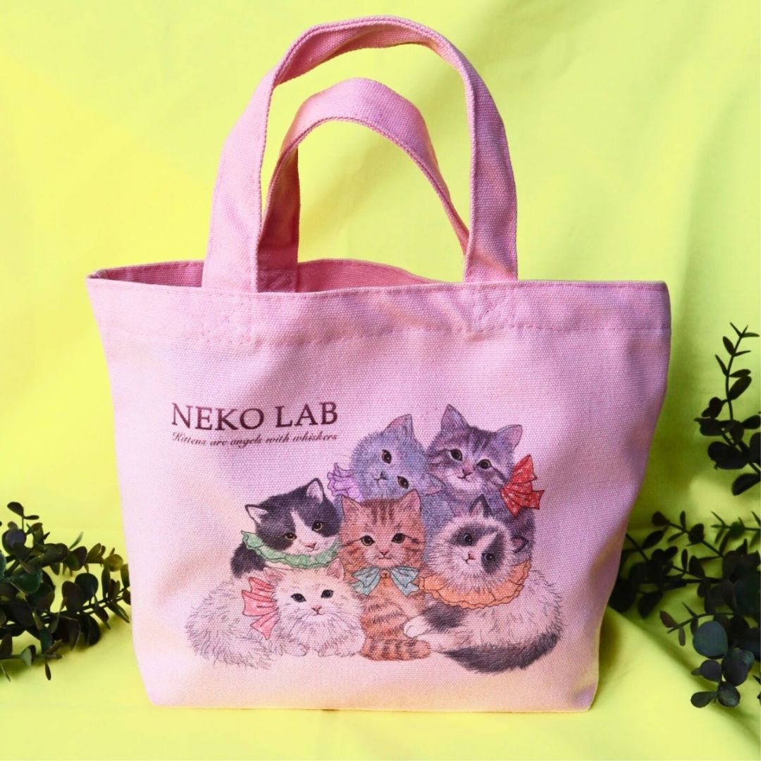 NEW】トートバッグ：ピンク | グッズ | NEKOLAB公式オンラインショップ