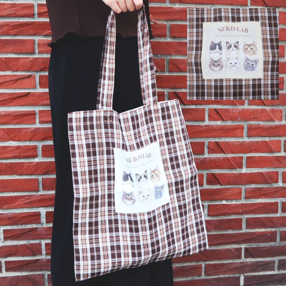 9月1日～発売】チェックトートバッグ | グッズ | NEKOLAB公式