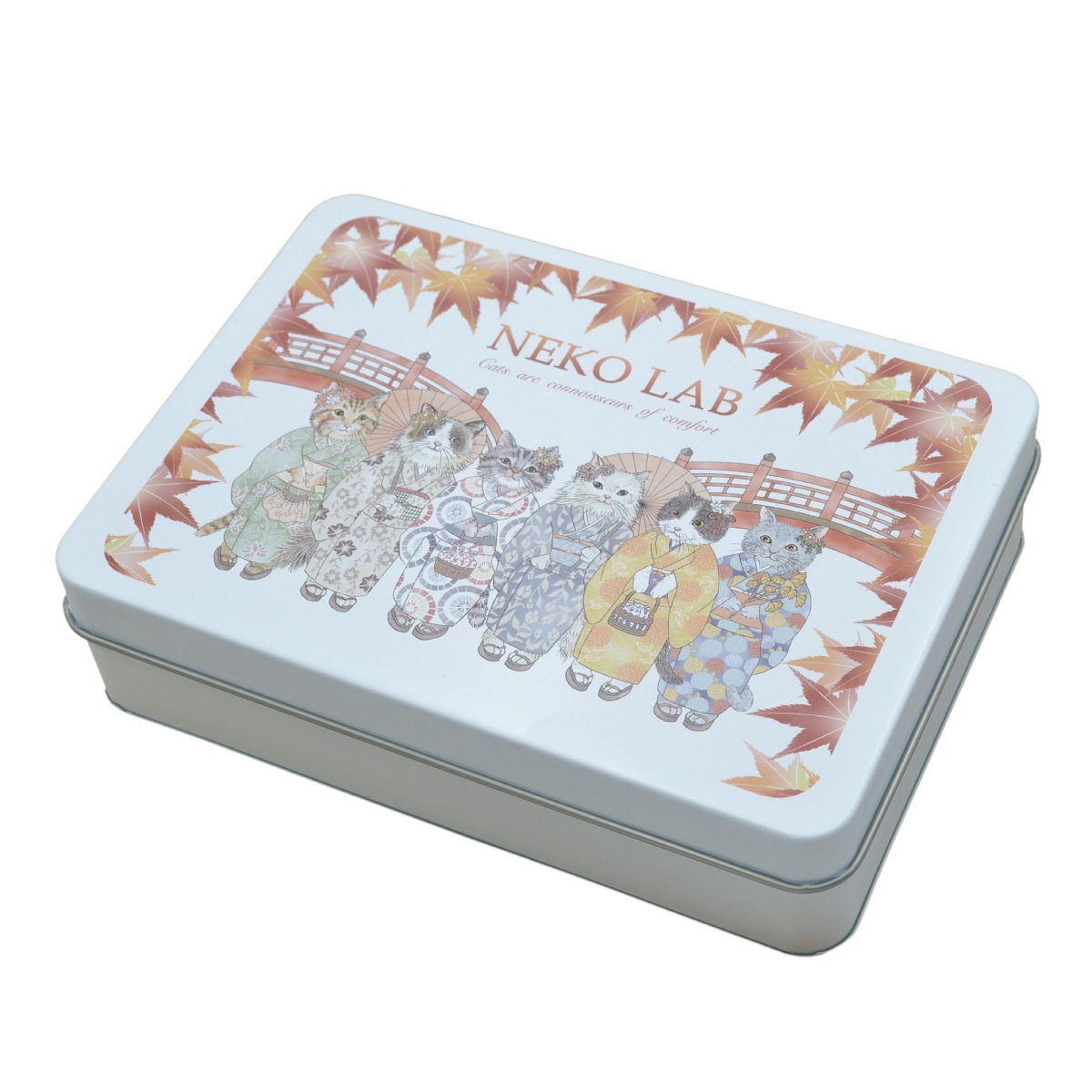 数量限定】秋限定缶｜紅葉狩り | クッキー缶 | NEKOLAB公式オンライン