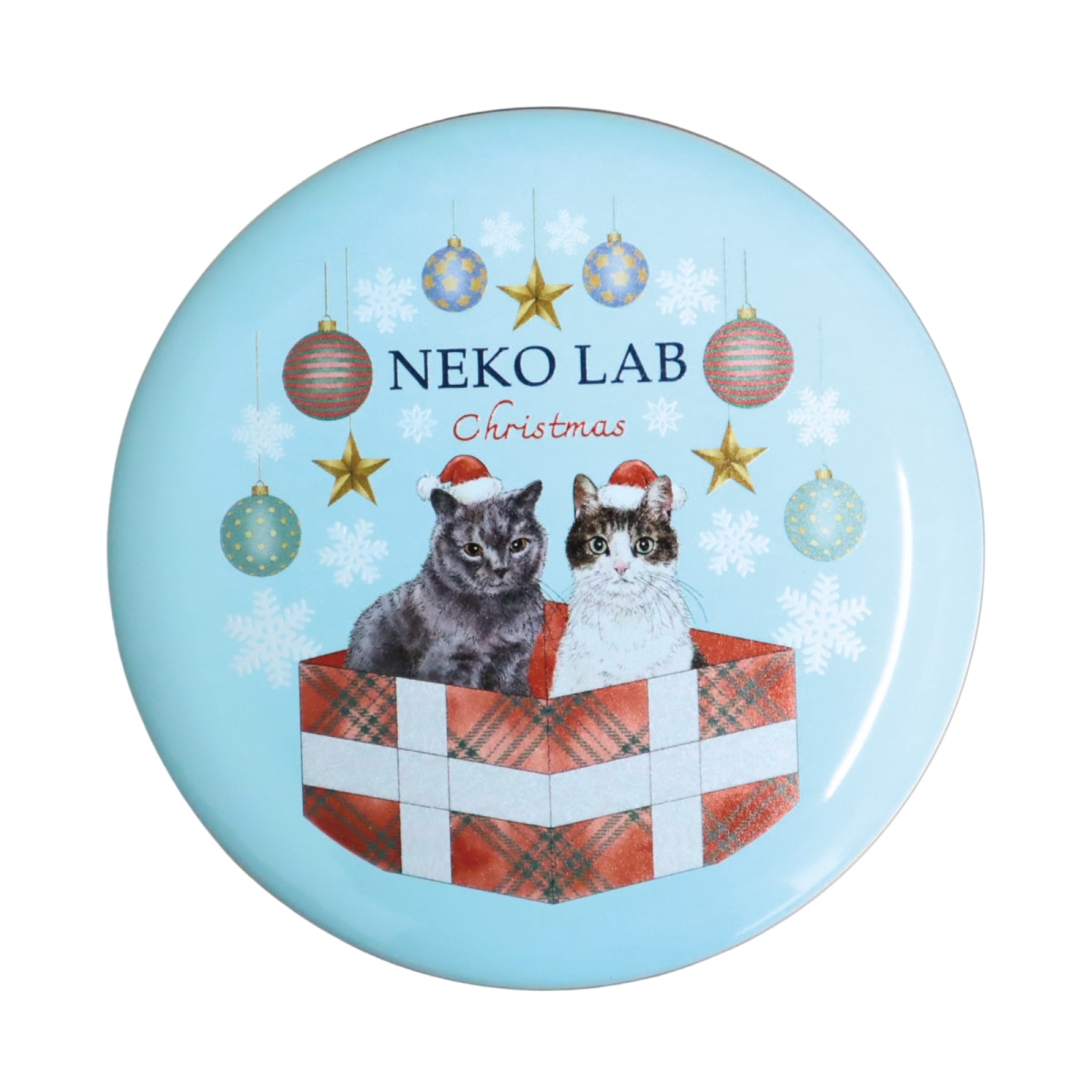 聖所の猫 英語版 foil ４枚セット 数量限定】クリスマス缶 | クッキー缶 | NEKOLAB公式オンラインショップ