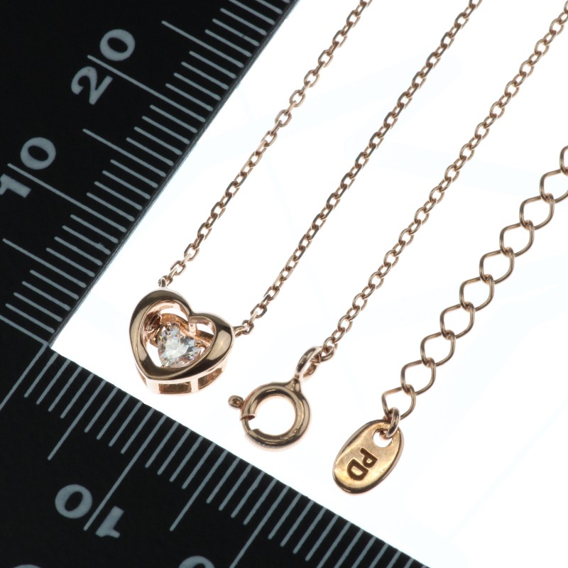 519◎キュービックジルコニア　ネックレス ペンダントトップ ネックレス クロス キュービックジルコニア シルバー925