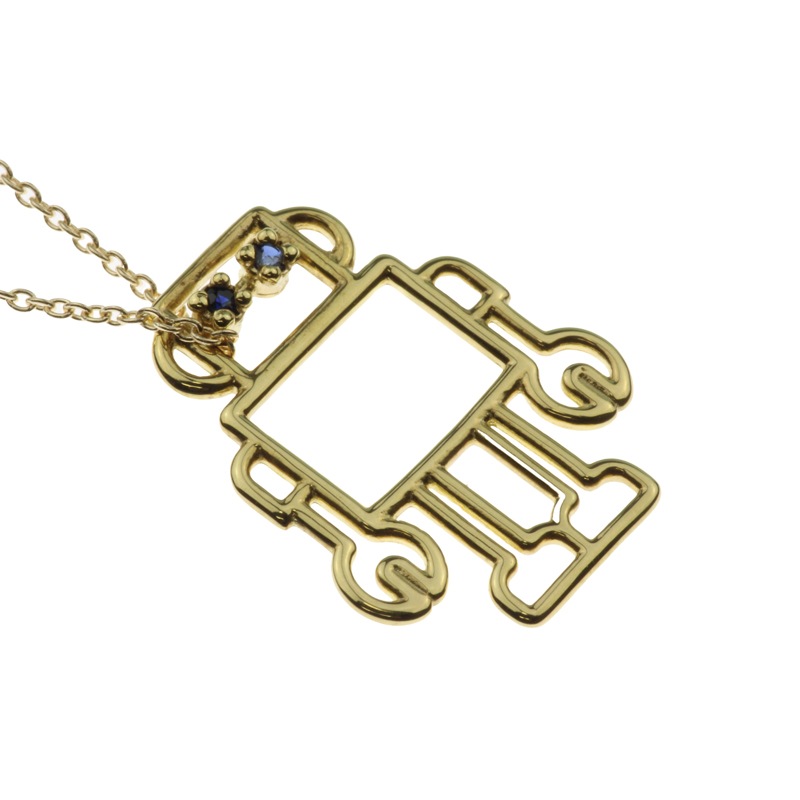 ROBOT ブルーサファイア ネックレス｜ネクレメ(Nekulame)