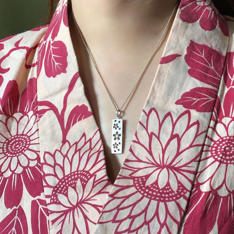 KANAME 桜 首飾り Silver925 ネックレス ペンダントトップのみ 桜】首飾り シルバーネックレス ｜ネクレメ(Nekulame)