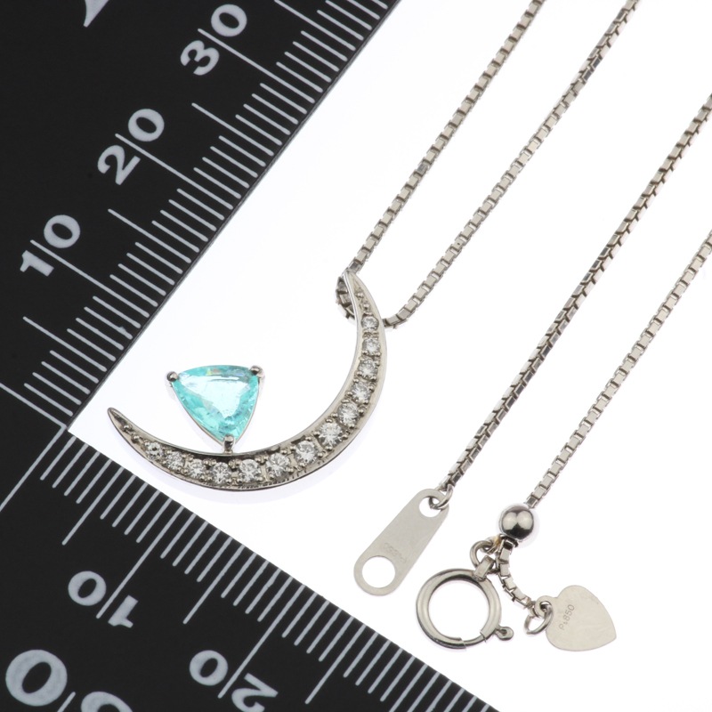 プラチナパライバトルマリンネックレス｜ネクレメ(Nekulame)