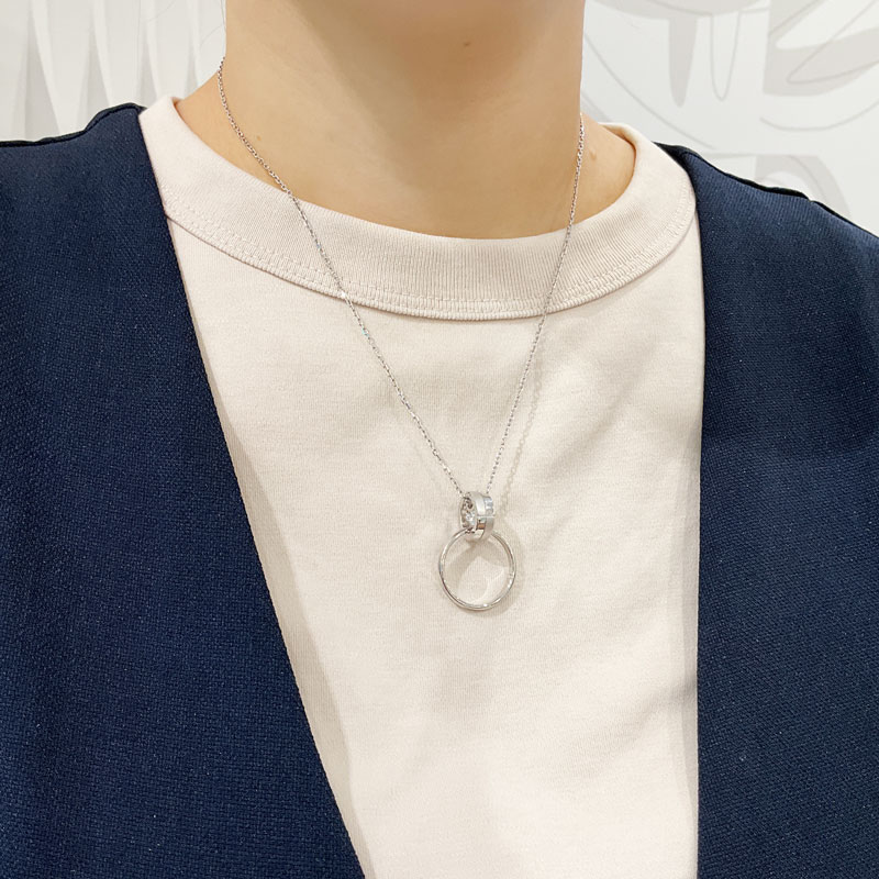 シルバーリングホルダーネックレス｜ネクレメ(Nekulame)