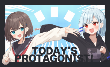 M*i様 カードゲームする後輩　プレイマット TCG】”カードゲームをする後輩ちゃん”の新作プレイマットが