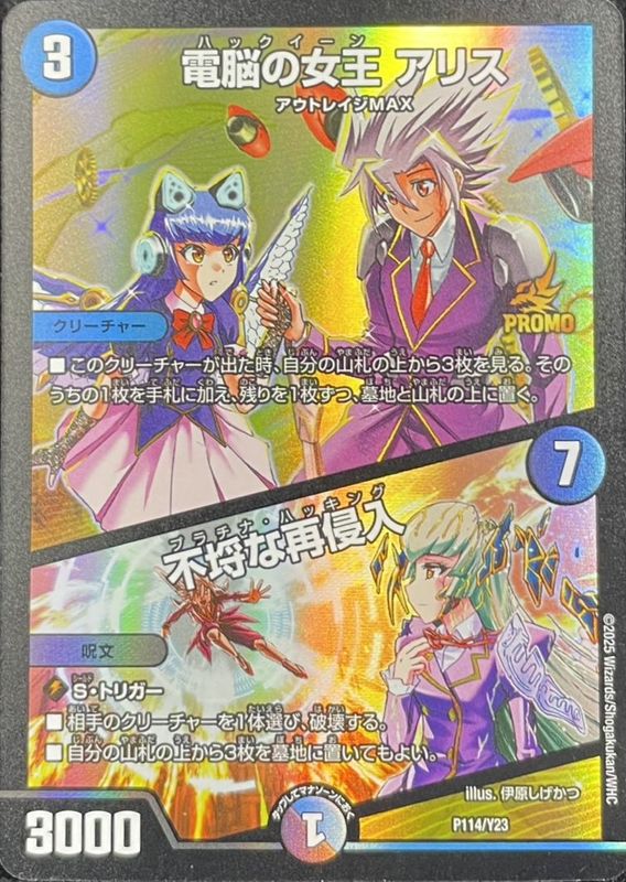 電脳の女王アリス/不埒な再侵入【-】{P114/Y23}