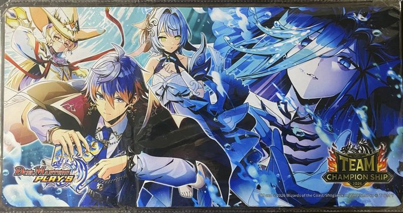 【新品未使用】ユウナ　 プレイマット　クロネコヤマト発送(軽く巻いた状態) PLAY'S TEAM CHAMPIONSHIP 2026 参加賞 プレイマット｜デュエマ 通販