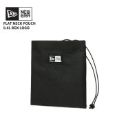 ニュー エラ NEW ERA フラット ネックポーチ 0.6L ボックスロゴ ブラック ショルダーバッグ ミニショルダー  [AA-2]|NEW ERA(ニューエラ)