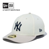 ニューエラ キャップ NEW ERA LP 59FIFTY White Pack ニューヨーク・ヤンキース クローム ストーンバイザー 帽子|NEW ERA(ニューエラ)