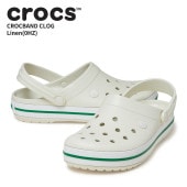 クロックス サンダル  CROCS クロックバンド クロッグ リネン(0HZ) crocband clog メンズ レディース男女兼用|Crocs(クロックス)