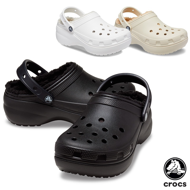 クロックス CROCS クラシック プラットフォーム ラインド クロッグ classic platform lined clog w レディース サンダル 厚底 女性用 ボア 秋冬 [BB]