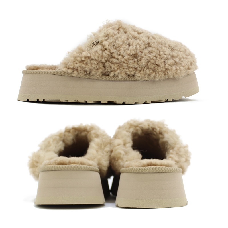 UGG マキシカーリープラットフォーム ブラック 24