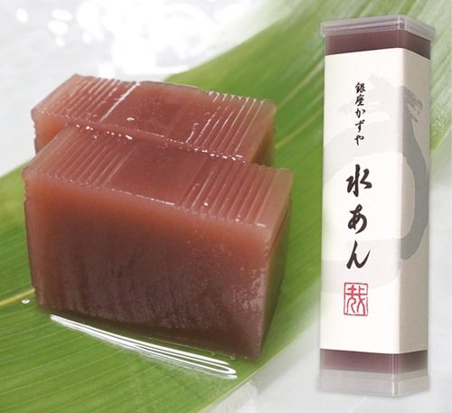 夏期限定】水あん2本入り 東京 銀座 抹茶の和菓子 | 銀座かずや ご予約