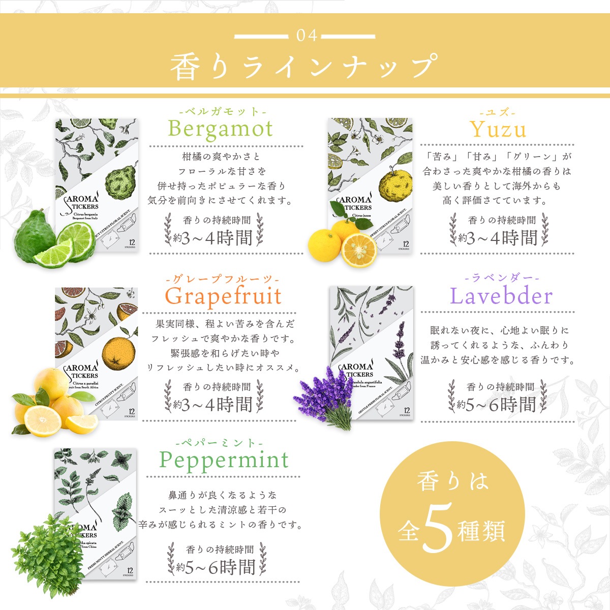 �ޥ�����Ž�륢���� Aromastickers �� �����ޥ��ƥ��å����� �� <BR>�� Grapefruit �� ���졼�ץե롼�� �� �� �ʣ����������