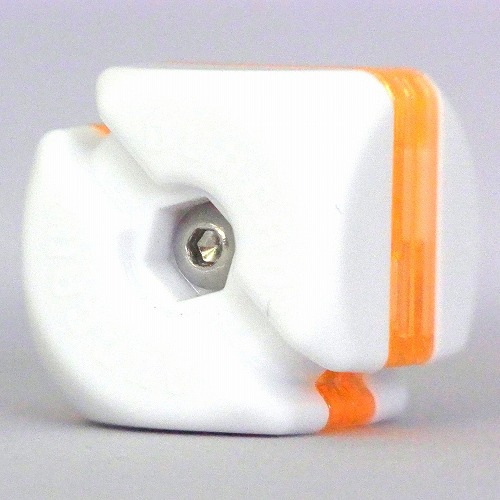 【品番0】デルタウエイト(ホワイト×オレンジ)