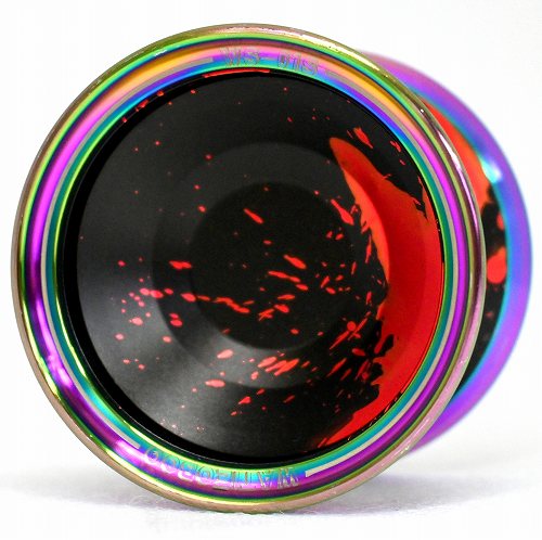 【品番69】WS-01S(レッド×ブラックスプラッシュ×レインボーリム)